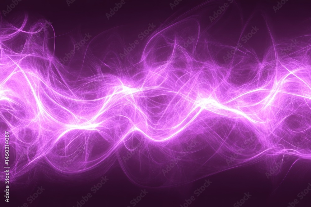 Fototapeta premium Purple energy wave abstract background. Website design