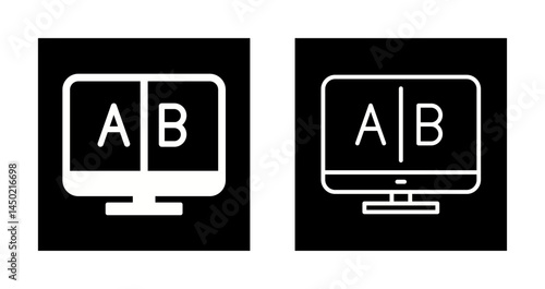 AB Testing Icon Design