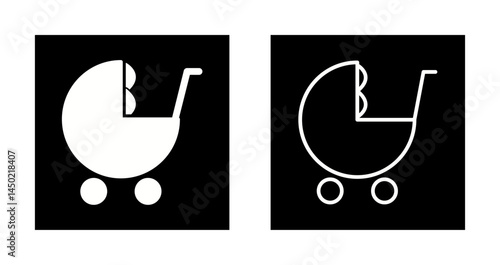 Baby Crib Icon Design