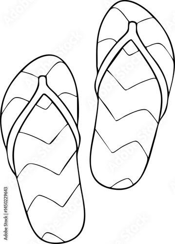 sandal doodle