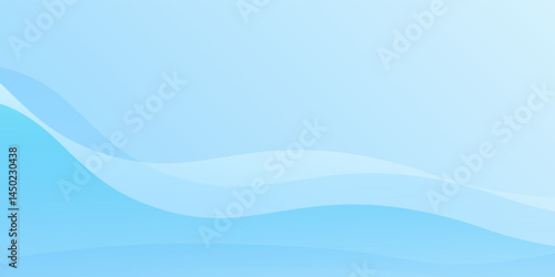 Modern white wavy glowing lines on a blue background. Futuristic digital high-technology modern design