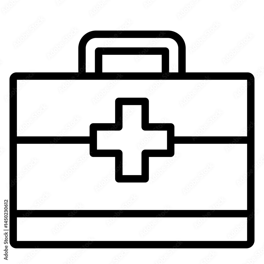Toddler First Aid Guide Vector Line Icon Design Toddler First Aid Guide Vector Line Icon Design