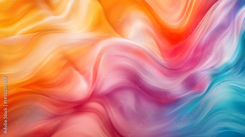 Abstract swirl of vibrant, flowing colors. Soft, smooth, and dynamic hues blend into each other, creating a captivating visual effect Abstract swirl of vibrant, flowing colors. Soft, smooth, and dynamic hues blend into each other, creating a captivating visual effect