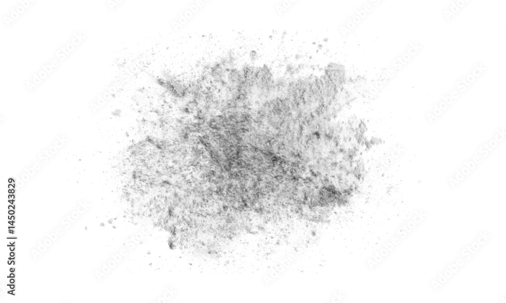Fototapeta premium White Dusty Paper Background. Grunge Dust Texture