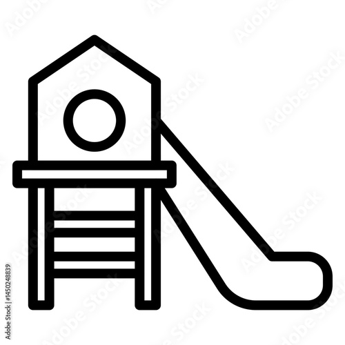 Slide Vector Line Icon Design