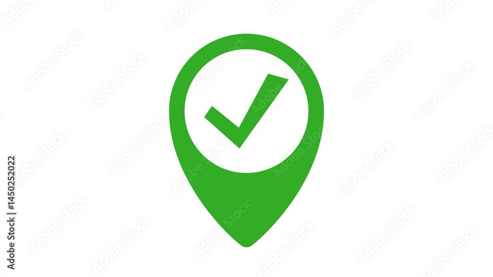 Green Check Sign Animation – Transparent Background Green Check Sign Animation – Transparent Background