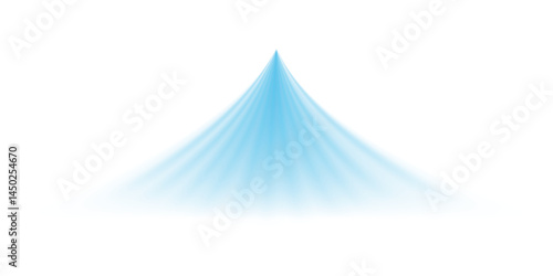 Tableau sur toile Soft Wind or Vapor Stream from Device Transparent Air Movement PNG for Clean and