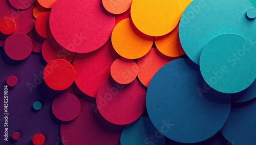 Complex overlapping circles forming a dynamic grid, texture, geometric, circle