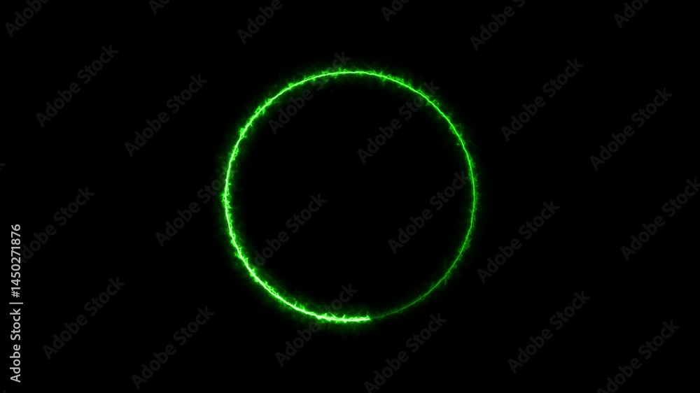 green energy glow ring, light circle, glowing number zero, circle facecam webcam green energy glow ring, light circle, glowing number zero, circle facecam webcam
