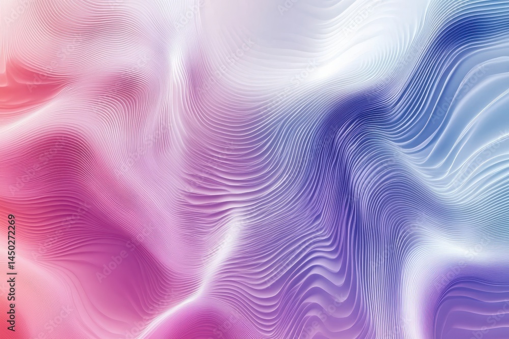 Obraz premium Abstract Gradient Background with Wavy Lines and Vibrant Colors