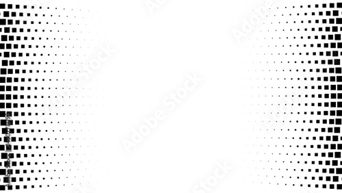 disintegration background. dotted pattern banner