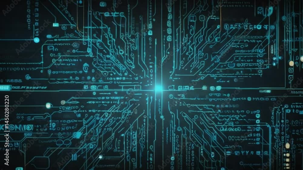 Abstract circuit board design Abstract circuit board design