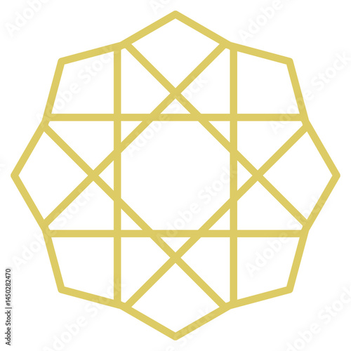 Mosaic Gold Illustration Set