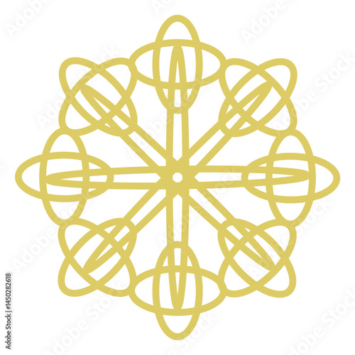 Mosaic Gold Illustration Set
