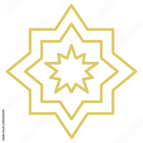 Mosaic Gold Illustration Set