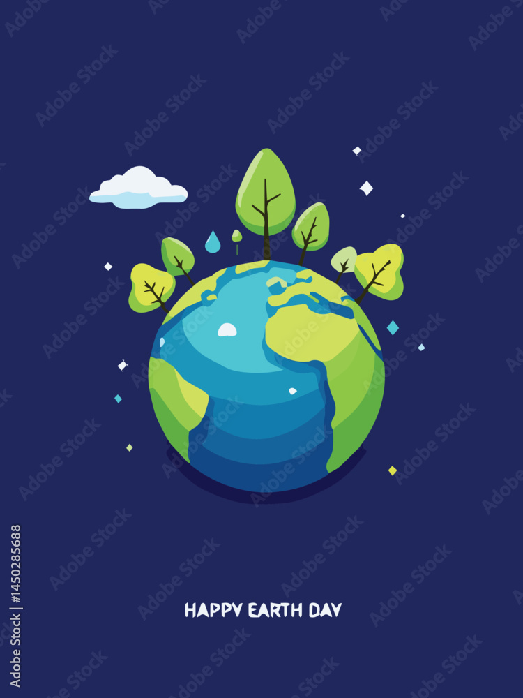 Fototapeta premium earth vector illustration