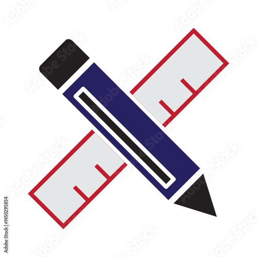 pencil and ruler