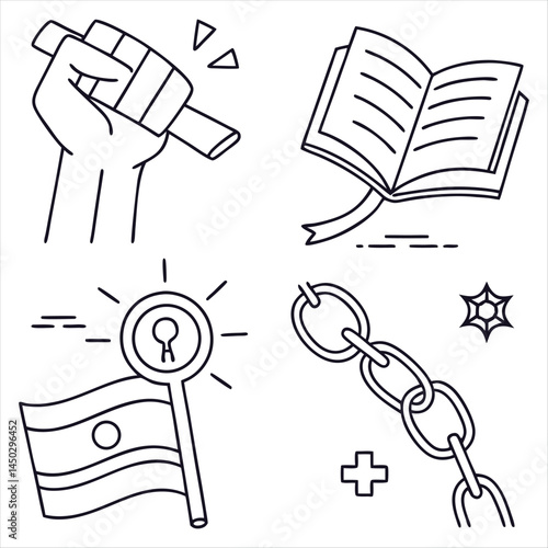 Feminist Icon Collection: Symbols of Empowerment, Equality, and Women's Rights