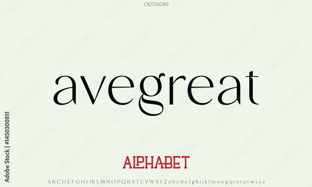 Luxury Avegreat Regular alphabet letters font for logo Luxury Avegreat Regular alphabet letters font for logo