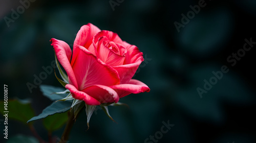 A visual metaphor using a wilting rose losing its petals to represent loss and the inevitable passage of beauty and life