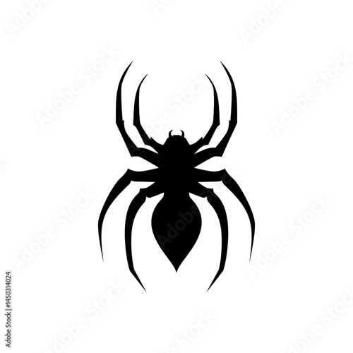 spider abstract icon silhouette