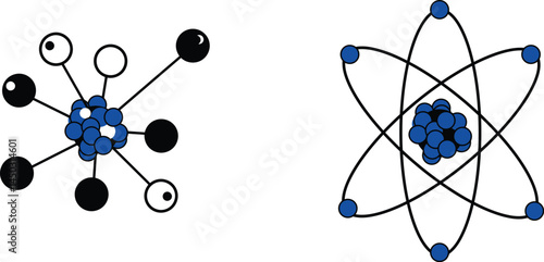 Comparison of Bohr and Electron Cloud Atomic Models