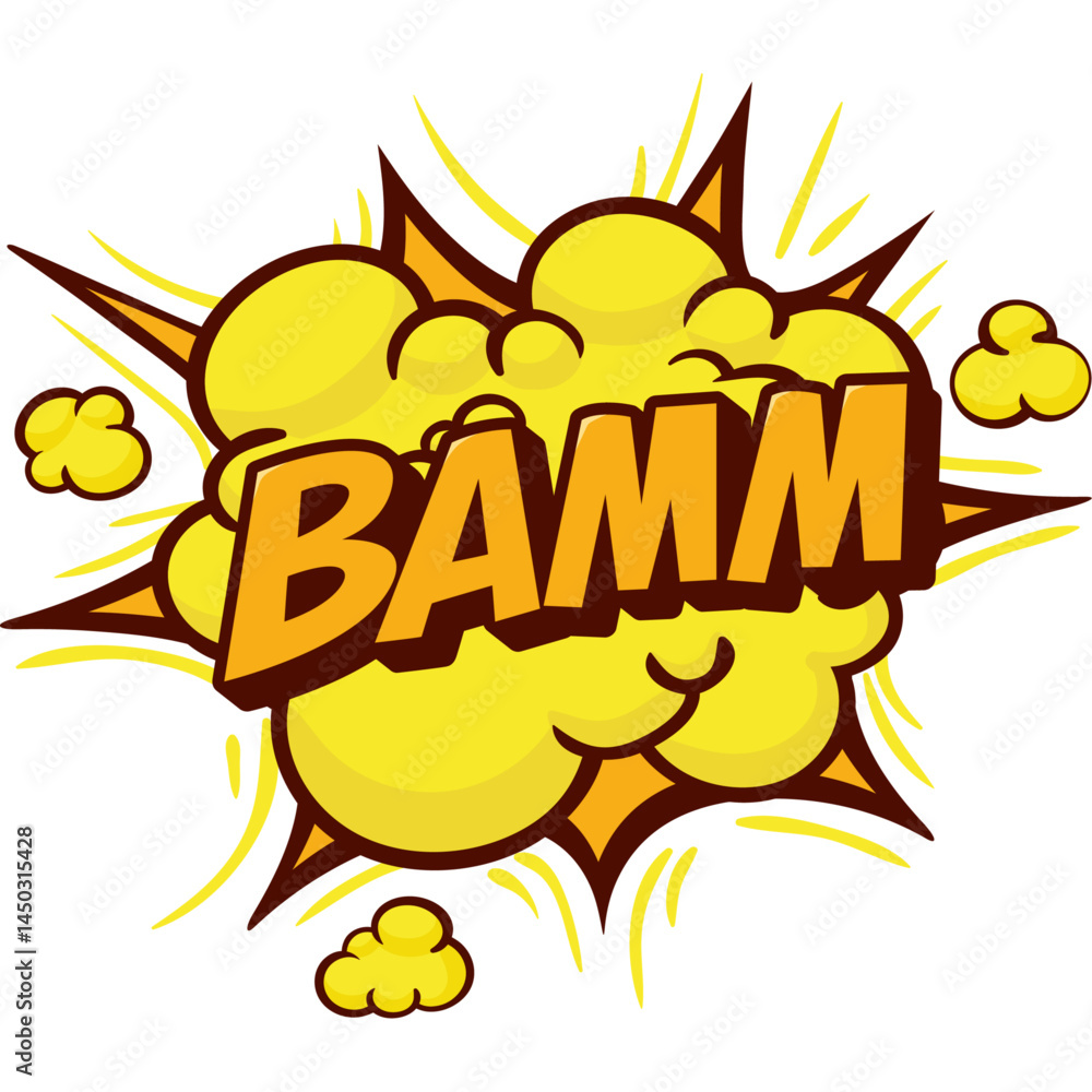 comic speech bubble explosion BAMM pop art style comic speech bubble explosion BAMM pop art style