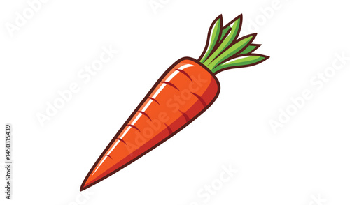 carrot with leaf