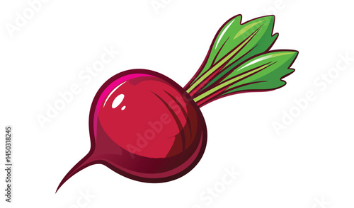 beetroot isolated on white background