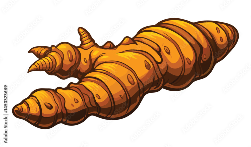 Naklejka premium croissant isolated on white