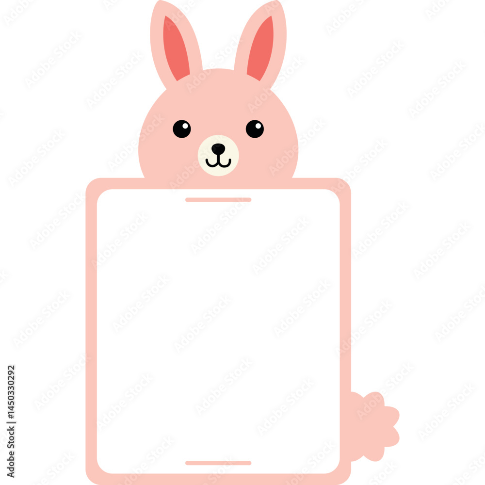 Obraz premium Animal Text Box Illustration