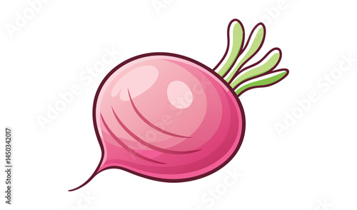 red onion isolated on white background