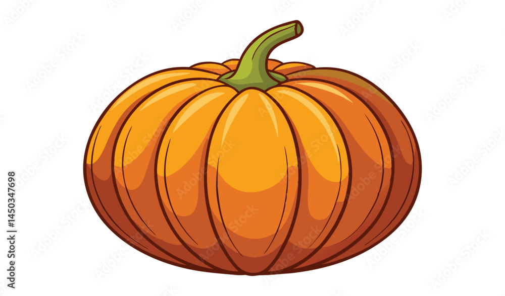 Obraz premium pumpkin isolated on white background
