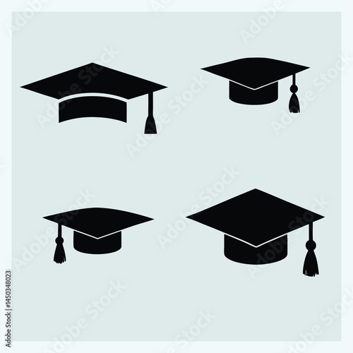 graduation cap and diploma.