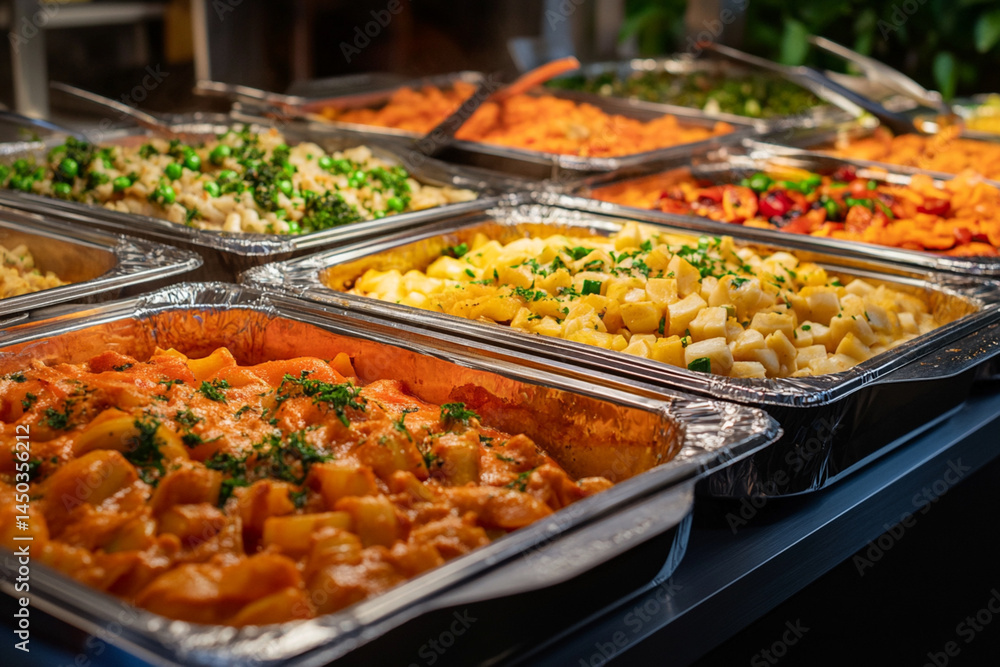 Disco style different food Disco style different food
