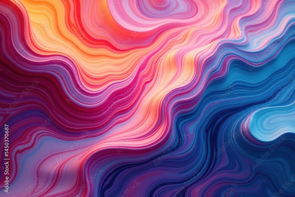 Fluid, swirling marble effect, endless color flow, wave, seamless pattern Fluid, swirling marble effect, endless color flow, wave, seamless pattern