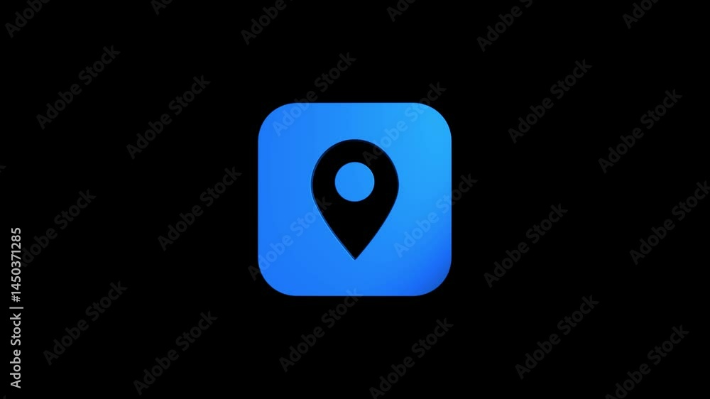 square location 3d pin animation of red spinning in Green, blue, black & white background. rotating on 4k graphic pins gps pointer map square location 3d pin animation of red spinning in Green, blue, black & white background. rotating on 4k graphic pins gps pointer map
