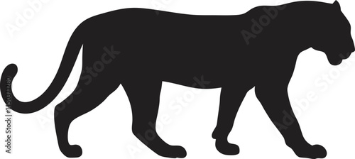 Tiger Silhouette PNG Transparent Background