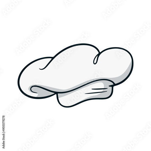 Hand-Drawn Chef Hat Illustration 