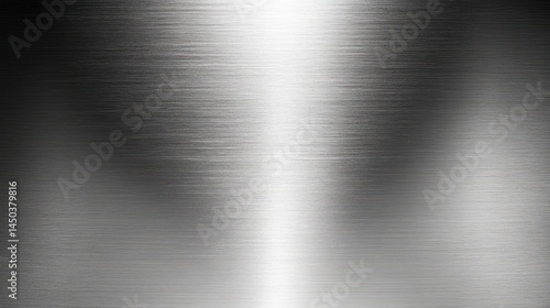 Wallpaper Mural Brushed metal texture silver gray gradient background Torontodigital.ca