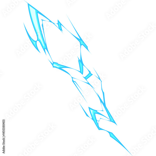 Lightning or thunderbolt light illustration