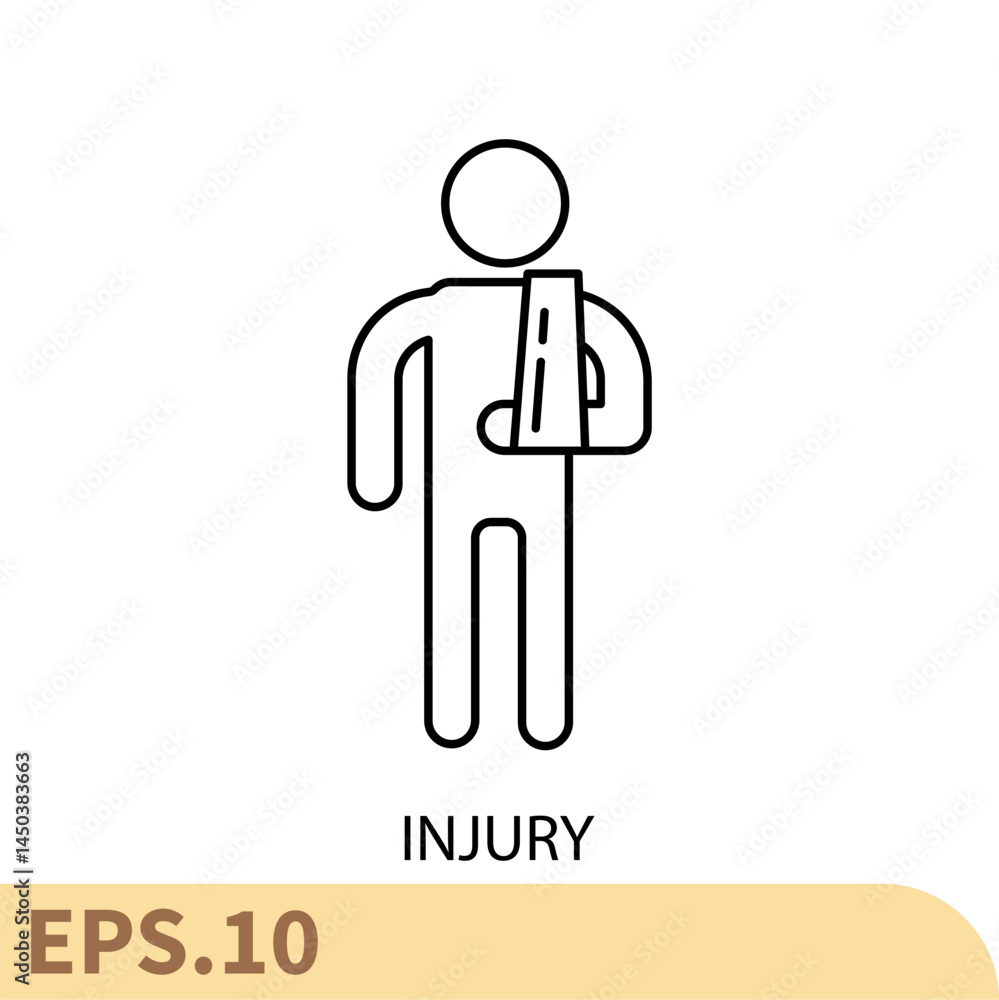injury icons symbol vector elements for infographic web injury icons symbol vector elements for infographic web
