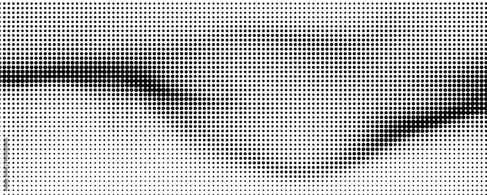 Dotted halftone waves. Abstract liquid shapes, wave effect dotted gradient texture waves isolated vector symbols set. Halftone graphic dots waves. Dotted halftone waves. Abstract liquid shapes, wave effect dotted gradient texture waves isolated vector symbols set. Halftone graphic dots waves.