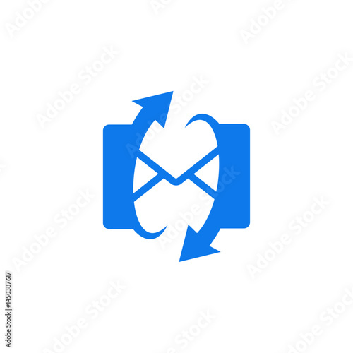 electronic mail letter logo design