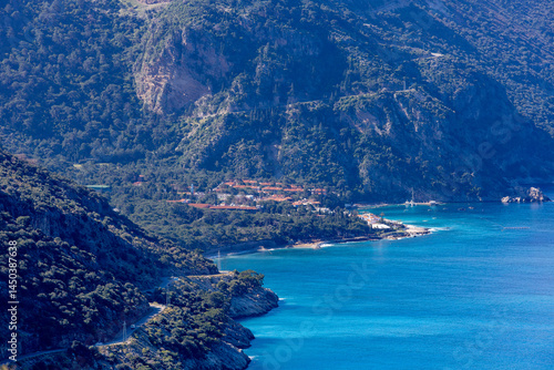 Obraz na płótnie View of Fethiye Dead Sea Beach (Belcekız) w salonie