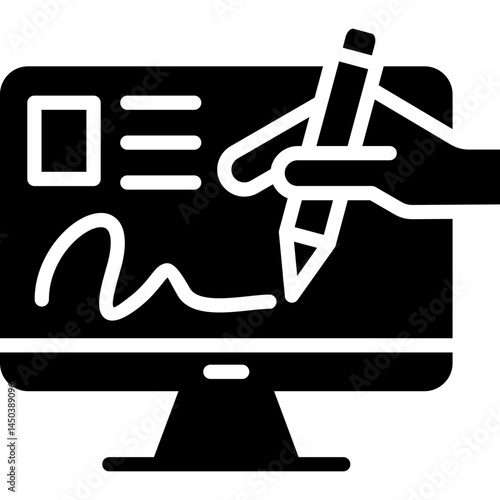 Digital Signature Icon