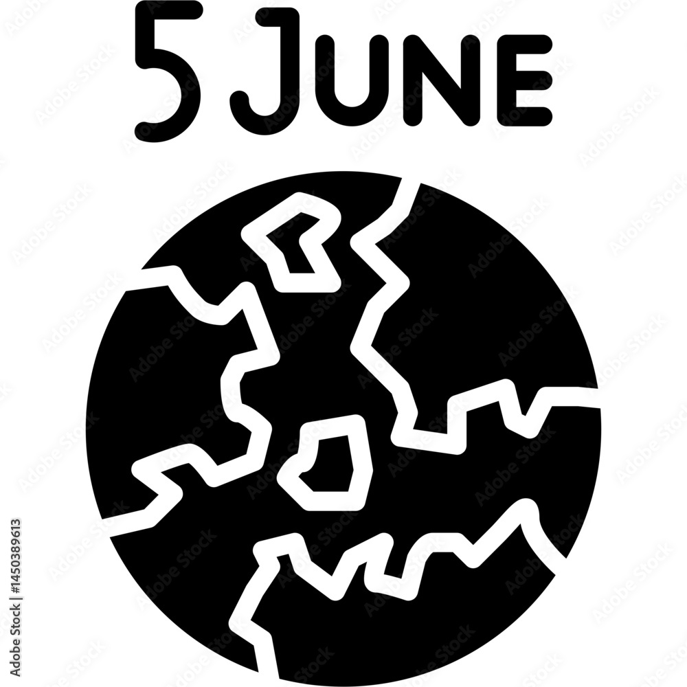 World Environment Day Icon Vector Element World Environment Day Icon Vector Element