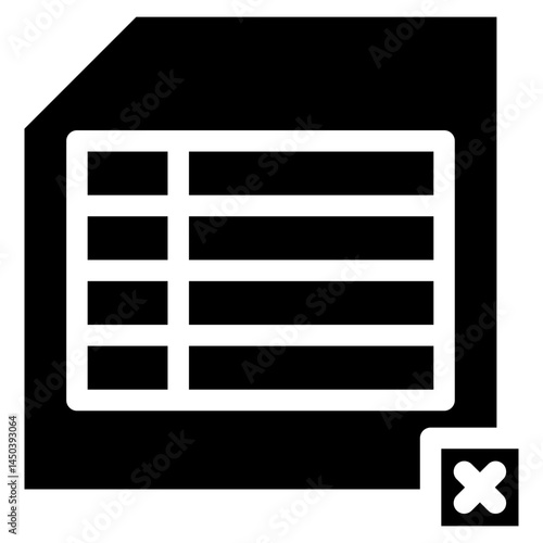 data exel icon element for design