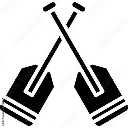 Oar Icon Vector Element