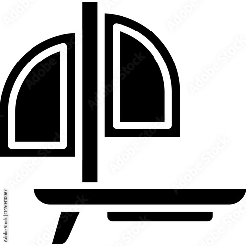 Schooner Icon Vector Element